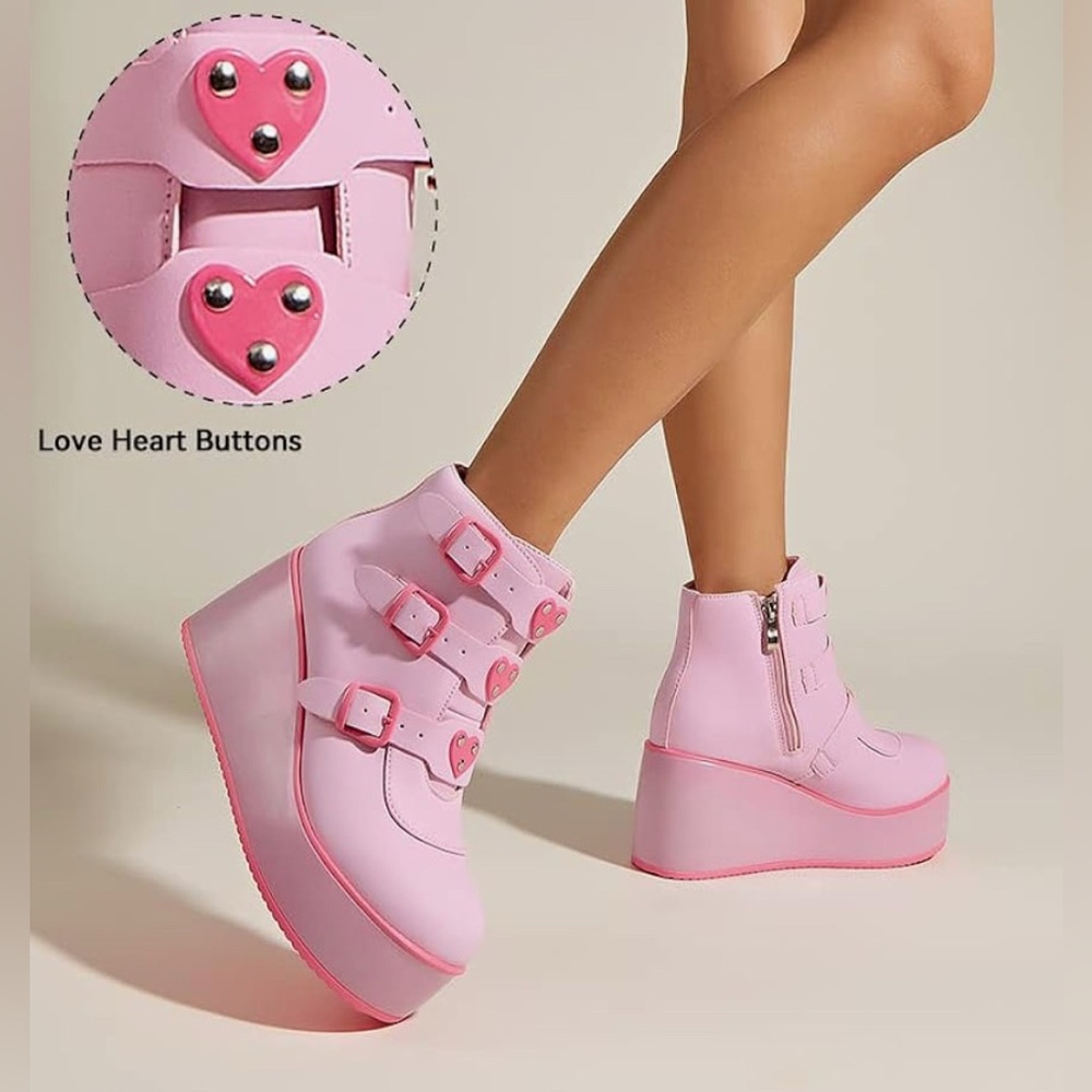 Lucky Step Platform Boots